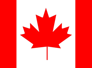 лист на флаге канады