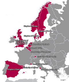 монархии в европе список стран