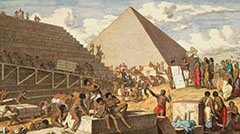 кто построил египетские пирамиды