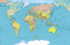площадь территории стран мира